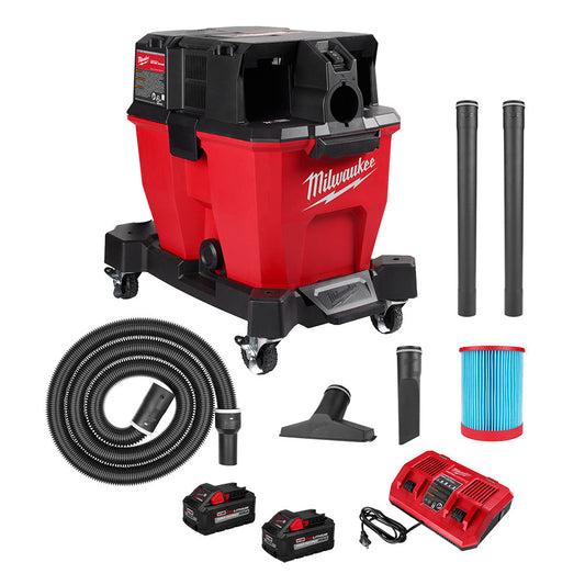 Milwakee 0920-22HD  -  M18 FUEL™ 9 Gallon Dual-Battery Wet/Dry Vacuum