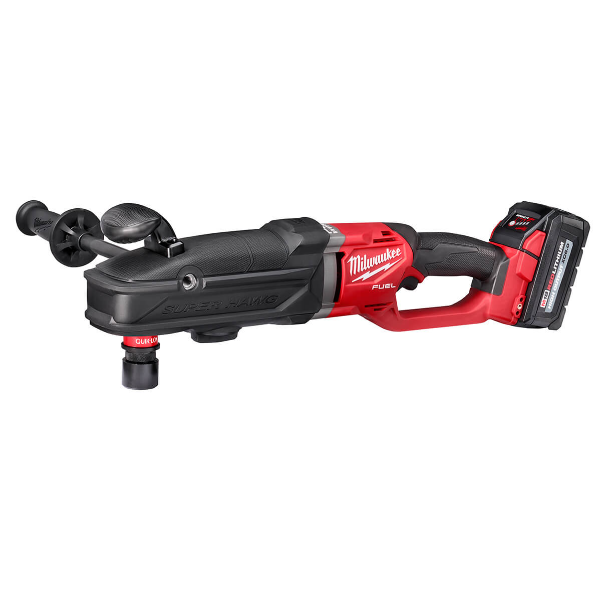 Milwaukee 2811-22 - M18 FUEL™SUPER HAWG™ Right Angle Drill w/ QUIK-LOK™ Kit