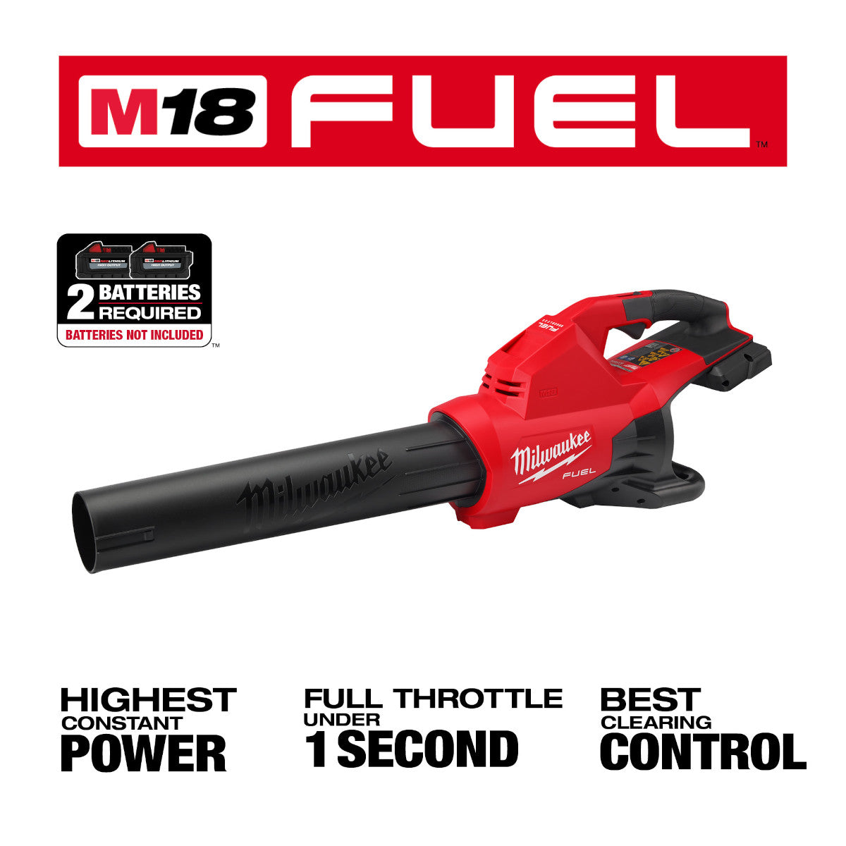 MILWAUKEE  2824-20  M18 FUEL™ Dual Battery Blower - Tool Only