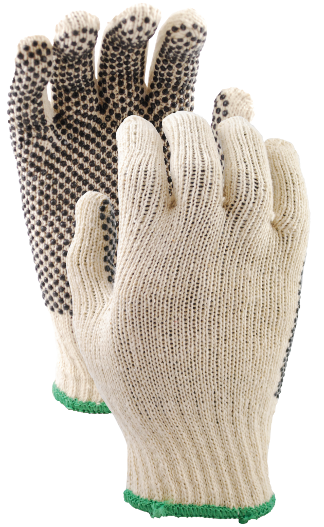 Watson 417 - String Knit Dotted Gloves-12PK