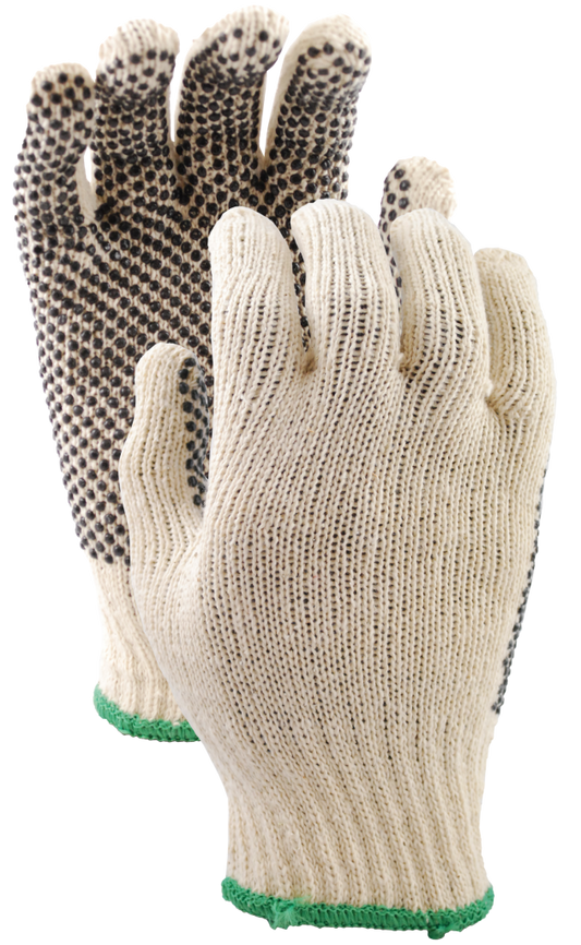 Watson 417 - String Knit Dotted Gloves-12PK