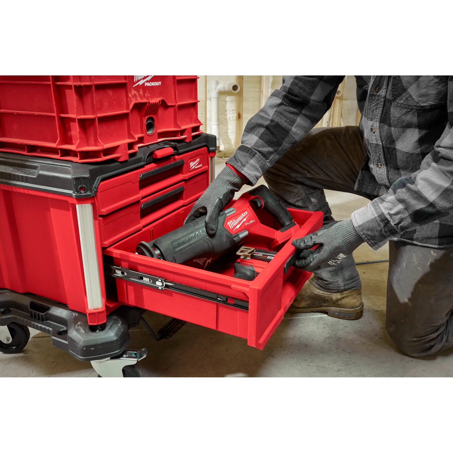 Milwaukee 48-22-8447 PACKOUT Multi-Depth 3 Drawer Tool Box 75057