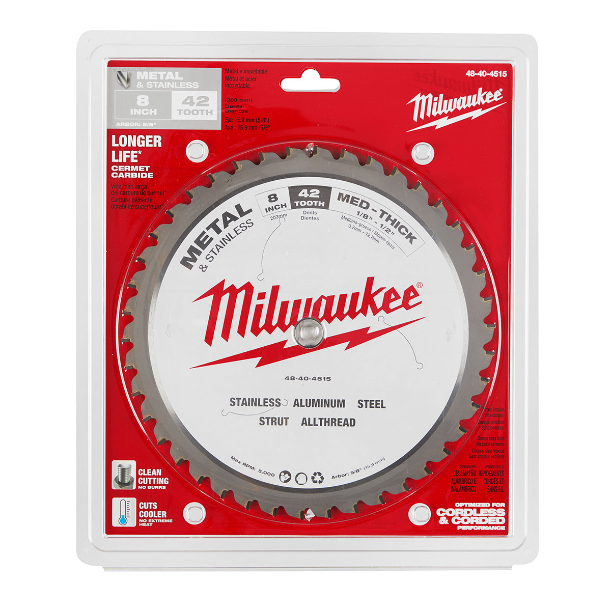 Milwaukee 48-40-4515 - Circular Saw Metal Cutting Blades