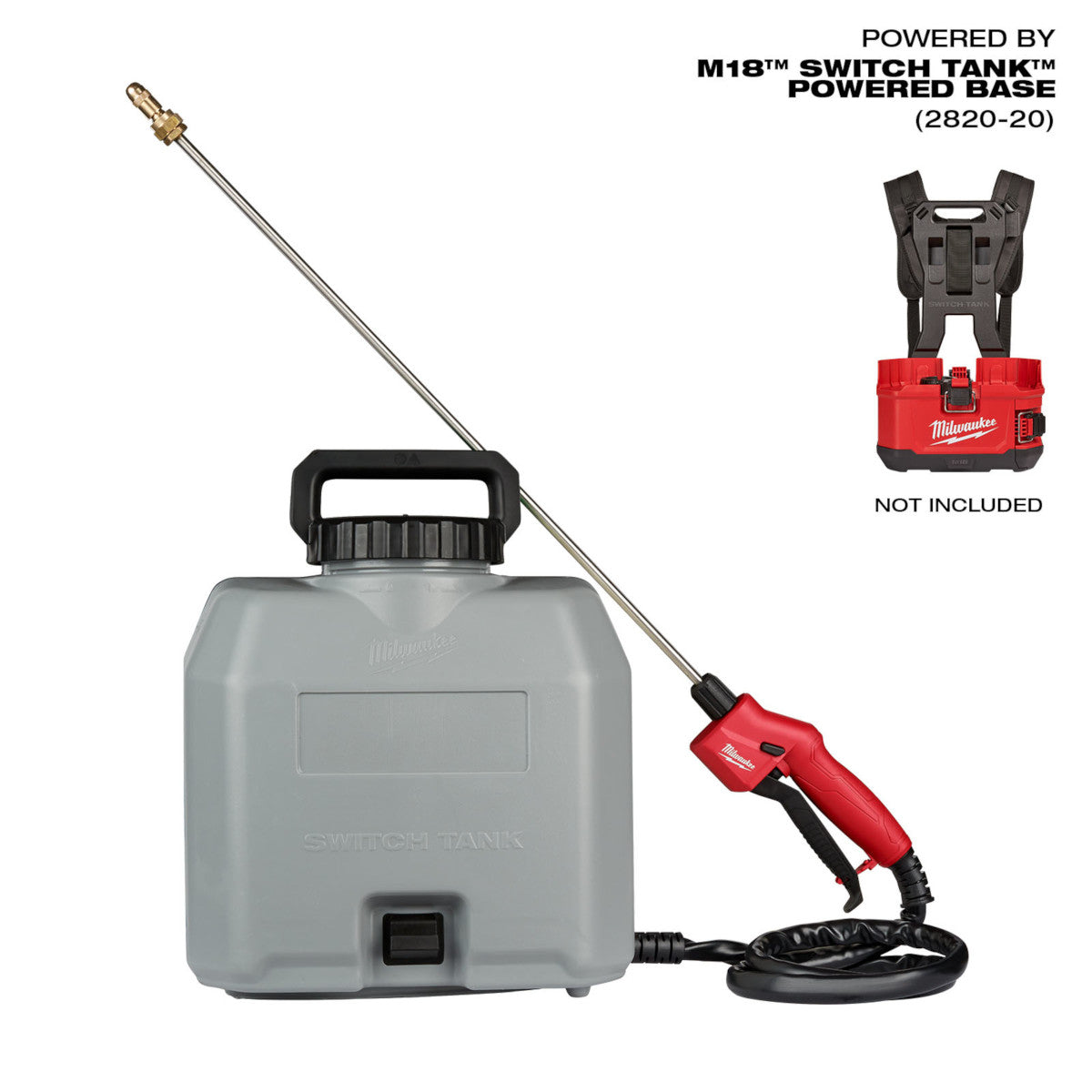 Milwaukee   49-16-28CS  -  SWITCH TANK™ 4- Gallon Concrete Sprayer Tank Assembly