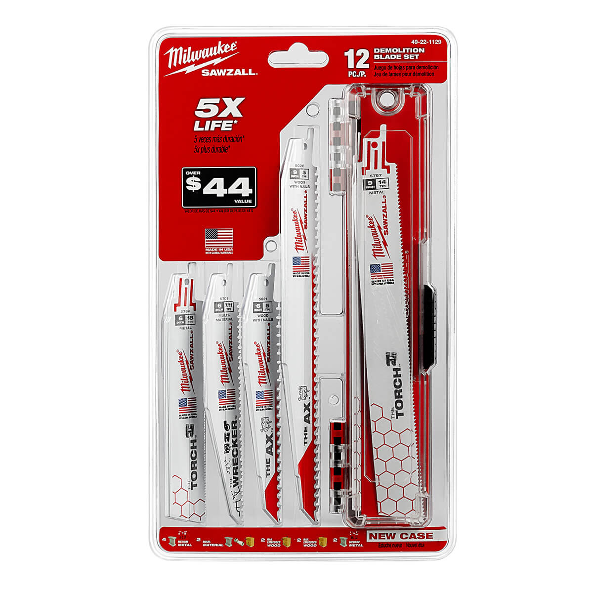 Milwaukee 49-22-3329 - 12PC  ULTIMATE DEMOLITION KIT