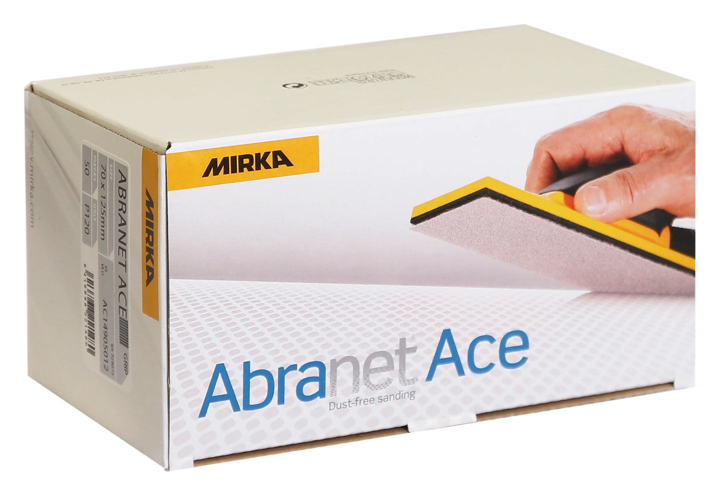 Mirka Ace 3" x 4" Mesh Grip Sheet 320gr (50pk)