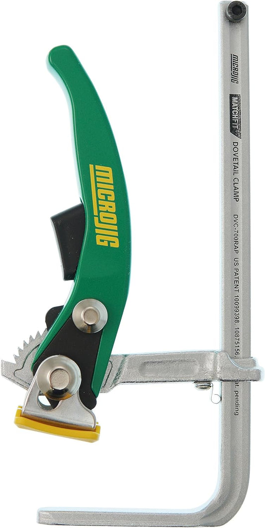 Microjig Matchfit DVC-700RAP Dovetail Rachet Clamp Ap