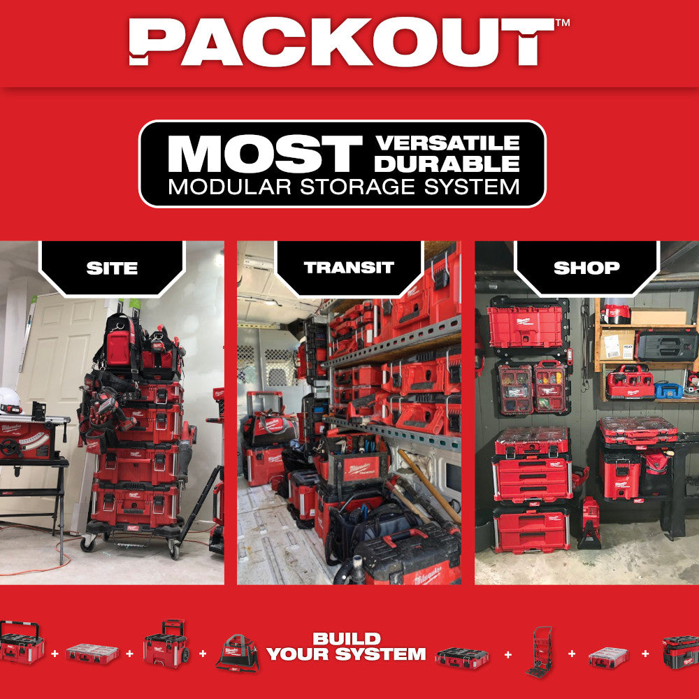 Milwaukee® PACKOUT™ 48-22-8431 Low Profile Tool Organizer 011145080