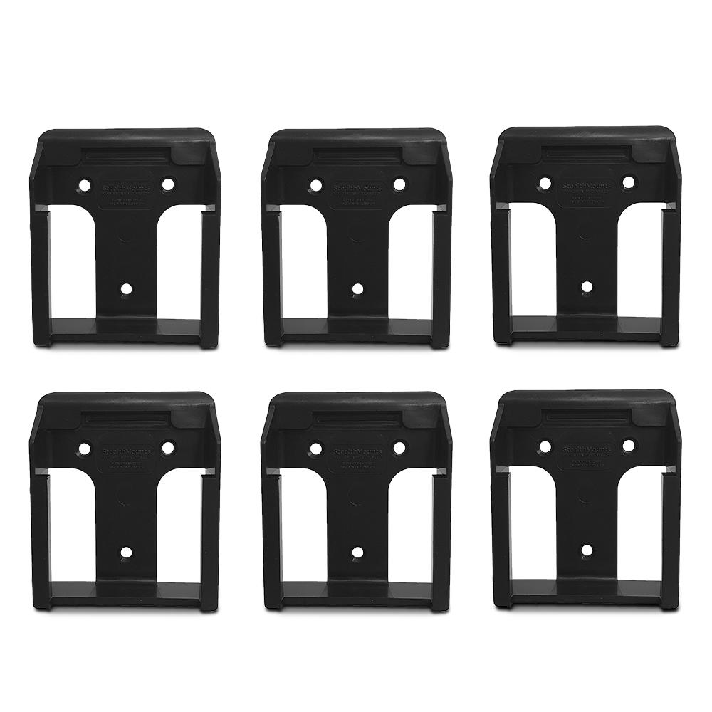 StealthMounts BM-MK40-BLK-6 6-Pack 40V XGT Makita Black Battery Mount