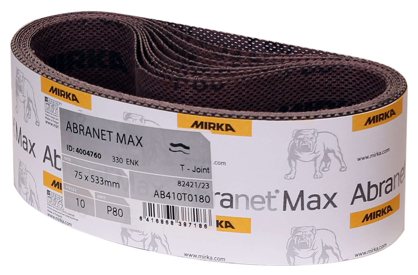 Mirka Abranet Max 4" x 24" x 100gr Sanding Belt