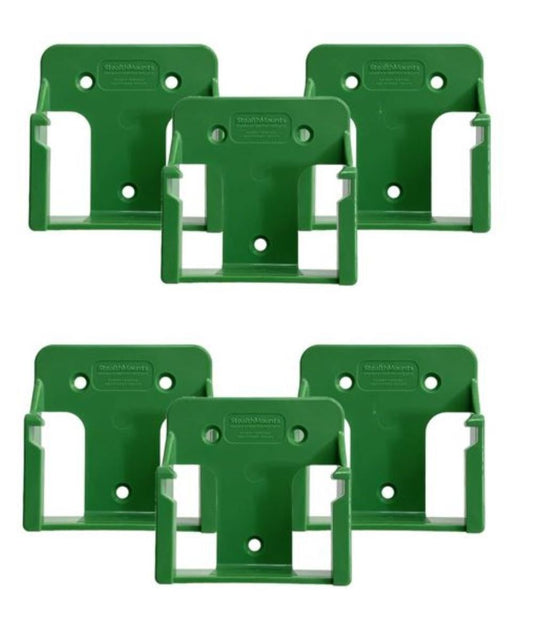 Stealthmounts Green Battery Mount For Metabo HPT/Hitachi/Hikoki 18/36V Batteries 6pk