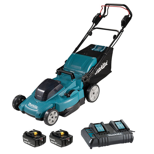 Makita DLM539CT2  -  18VX2 LXT (5AH) 21" SELF-PROPELLED LAWN MOWER KIT