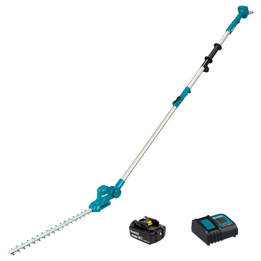 Makita DUN461WSF  -  18V LXT Telescopic Pole Hedge Trimmer with Brushless Motor Kit