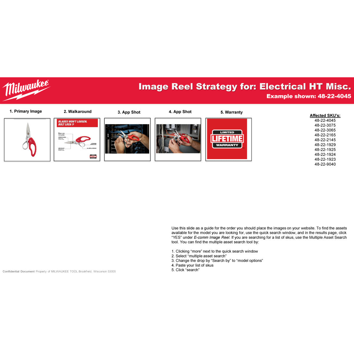 Milwaukee 48-22-3065 - Universal Twisted Pair Stripper