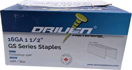 Five Dimensions FDGS16112-10M - 1/2" x 1-1/2" Sheating Staples - GS16