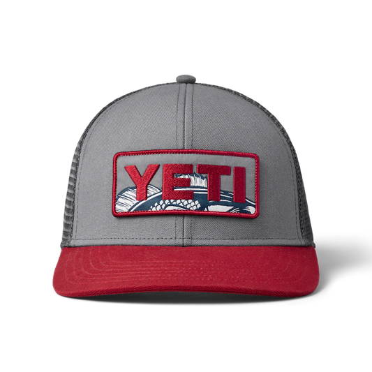 Yeti Bass Badge Trucker Hats