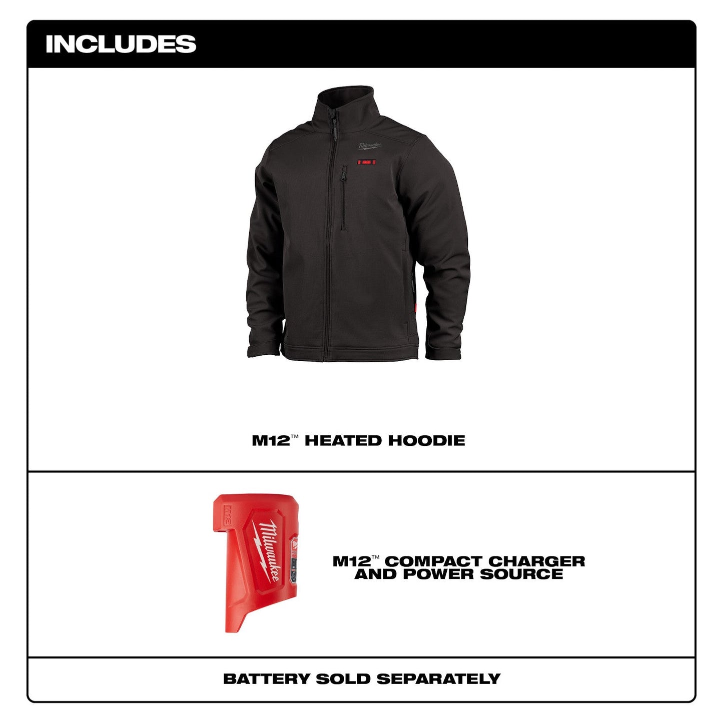 Milwauke 204 Series - M12™ Heated TOUGHSHELL™ Jacket