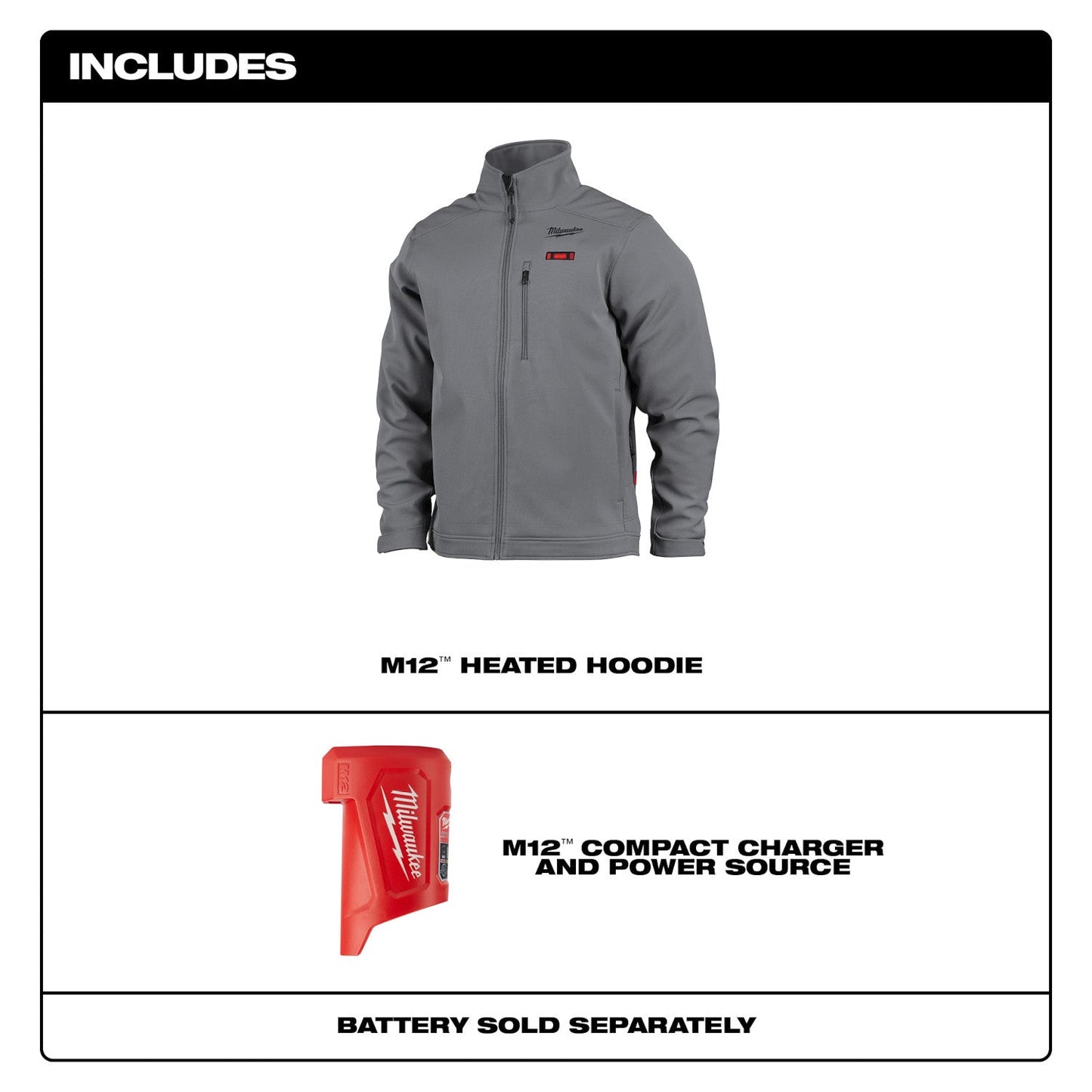 Milwauke 204 Series - M12™ Heated TOUGHSHELL™ Jacket