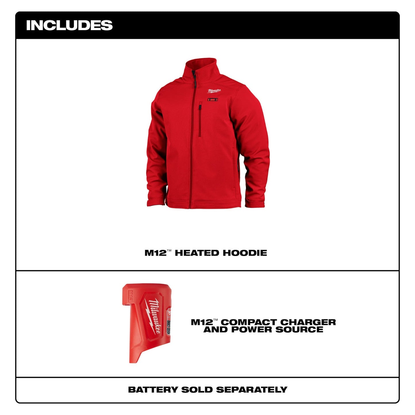 Milwauke 204 Series - M12™ Heated TOUGHSHELL™ Jacket