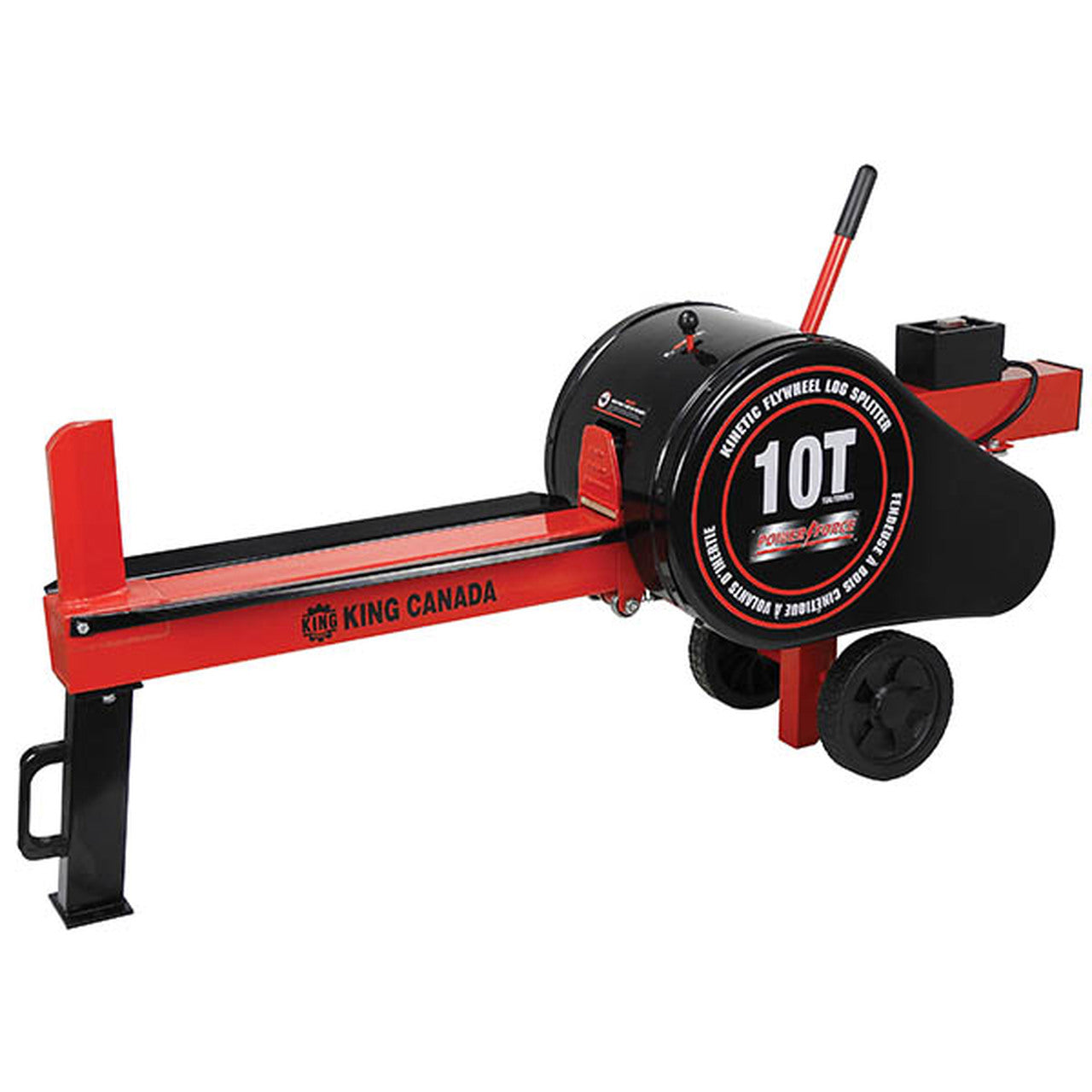 KING - KC-10LS - 10 Ton kinetic Flywheel Log Splitter