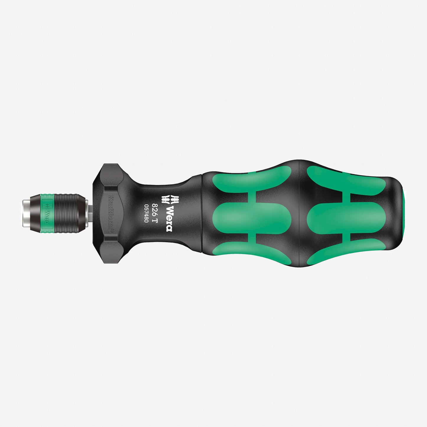 Wera 057480  -  826 T KRAFTFORM TURBO BITS HANDHOLDER WITH RAPIDAPTOR QUICK-RELEASE CHUCK  (handle only)