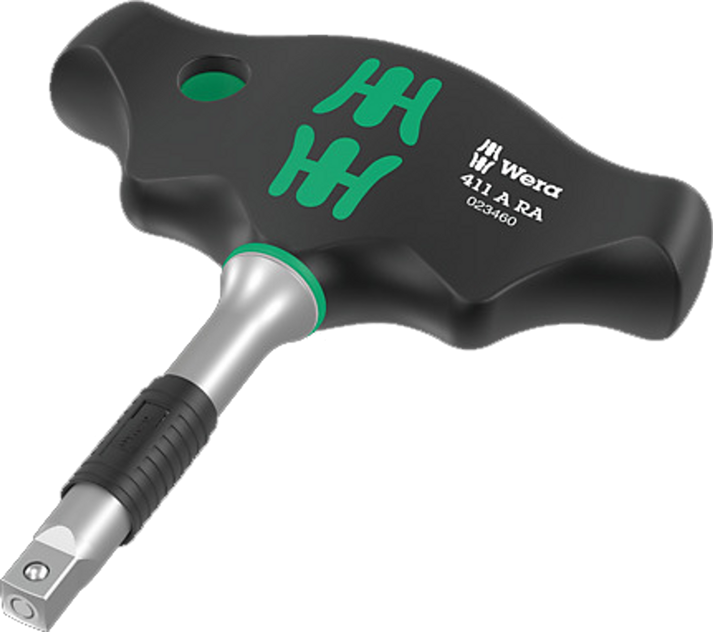 WERA-023460 1/4" Drive 411 RA T-Handle W/ Ratchet Function