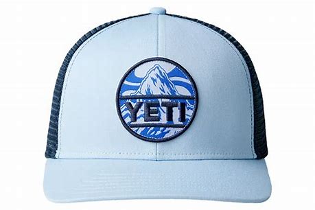 Yeti Mountain Badge Trucker Hats