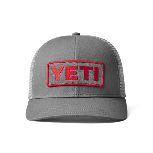 Yeti Logo Badge S23 Trucker Hat Gray 52455