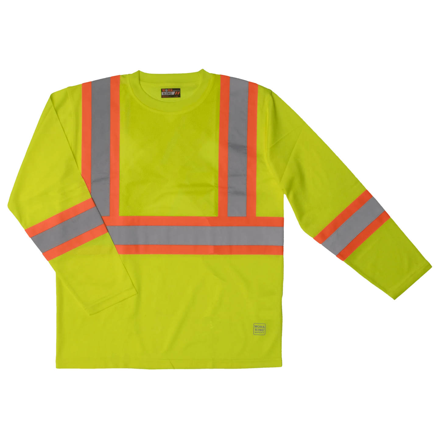 Work King High Visibility Long Sleeve T-Shirt w/ Armband s396  (ST10)