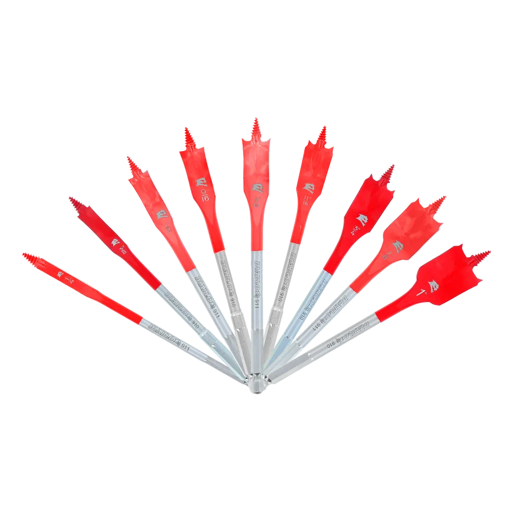 Diablo DSP2930-S9 - 9 pc Spade Bit Set