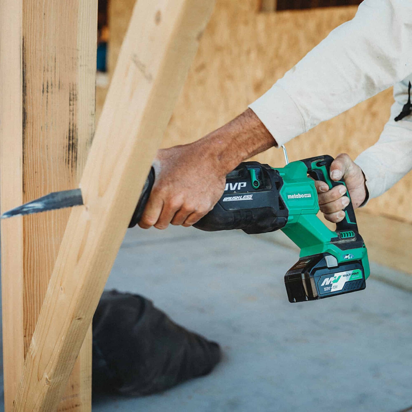 36V MultiVolt Cordless Reciprocating Saw (Tool Body Only) | Metabo HPT CR36DAQ4